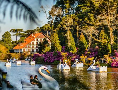Charmosa Casa 3 Quartos Lago Negro Gramado Exterior photo